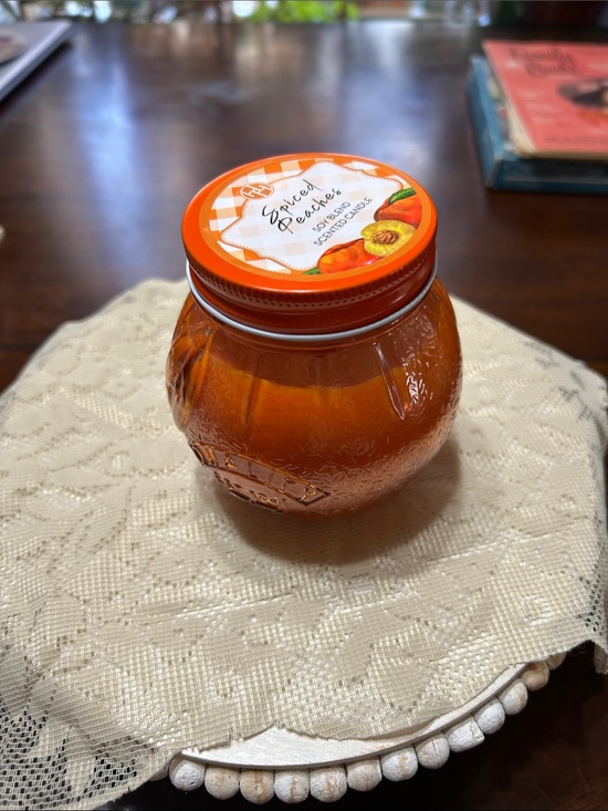 Other - Spiced Peaches Soy Blend Scented Candle 11.3 Oz Spiced Peaches Scented New